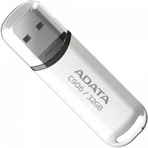 Memorie flash USB A-DATA C906, 32GB, USB 2.0, Alb