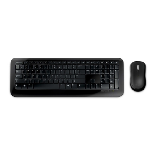 Kit tastatura + mouse Microsoft Desktop 800, Wireless, Optic, USB, Negru 