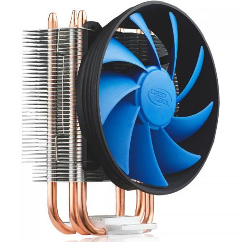 Cooler Deepcool GAMMAXX 300, universal, 3 heatpipe, fan 120mm, CPU pana la 130W, PWM