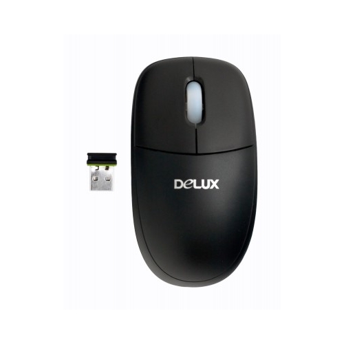 Mouse wireless Delux M371GX, Negru