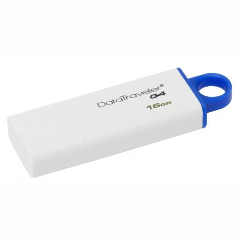  Memorie USB Kingston DataTraveler DTIG4, 16GB, USB 3.0, Alb/Albastru