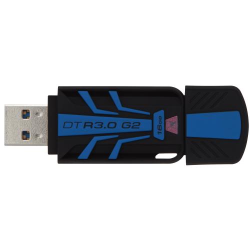 Memorie USB Kingston DataTraveler R30G2, 16GB, USB 3.0,  Negru/Albastru