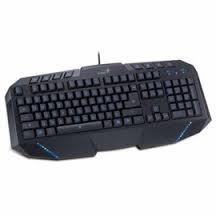 Tastatura gaming Genius KB-G265, taste iluminate albastru, black, USB
