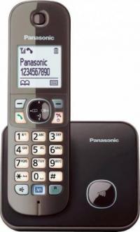 1 x Telefon Panasonic Dect KX-TG6811FXM, Negru metalic