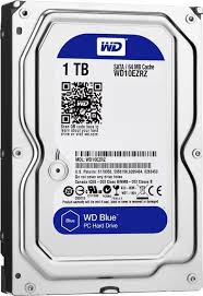 Hard-disk Western Digital Blue WD10EZRZ, 1TB, SATA3, 5400RPM, 64MB, 3.5"