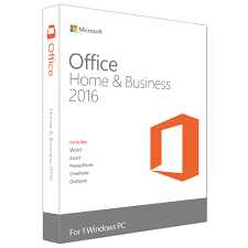 Licenta retail Microsoft Office 2016 Home and Business 32-bit/x64 English Medialess