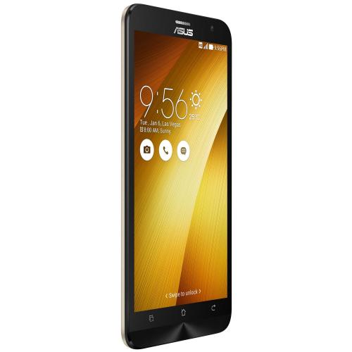 Telefon mobil ASUS ZenFone 2 ZE551ML, 5.5", Intel Atom quad 1.8GHz, 2GB RAM, 32GB flash, 4G, Dual SIM, Gold
