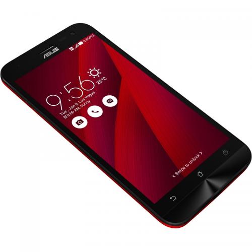 Telefon mobil ASUS ZenFone 2 Laser ZE500KL, 5", CPU quad 1.2GHz, 2GB RAM, 16GB flash, 4G, Dual SIM, Red