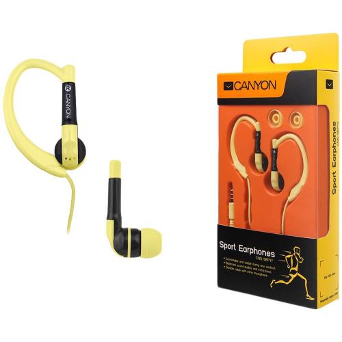 Casti In-ear Canyon Sport CNS-SEP1Y, Yellow