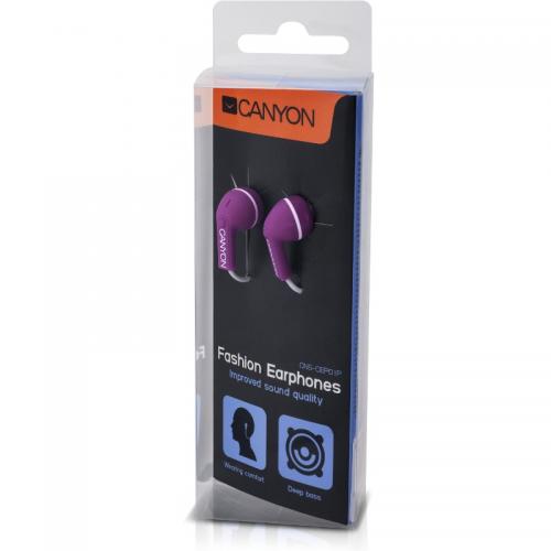 Casti Canyon In-Ear Fashion, Purple