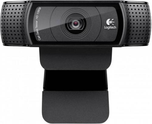 Camera Web Logitech HD Pro C920, FullHD, microfon, autofocus, Black