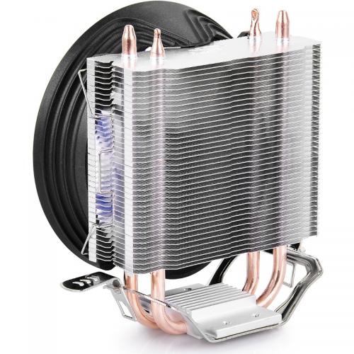Cooler Deepcool GAMMAXX 200T, universal, 2xheatpipe, fan 120mm, Al+Cu, 100W, PWM