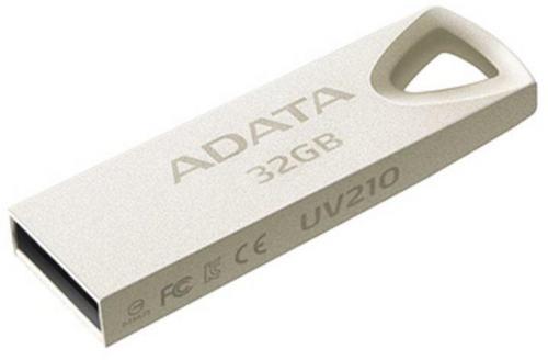 Memorie USB Adata UV210, 32GB, USB 2.0, Metalic