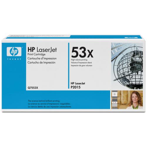 HP LaserJet Q7553X Black Print Cartridge for LJ P2015 (7.000 pag), original