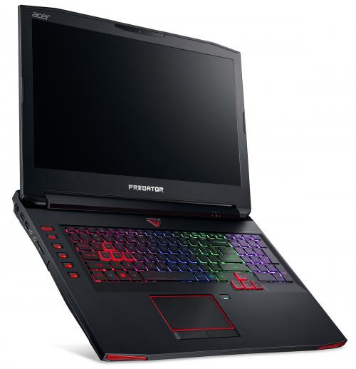 Notebook gaming ACER Predator G5-793-77RJ, 17.3" FullHD IPS, Intel Core i7-6700HQ 2.6GHz, RAM 16GB DDR4, SSD 256GB, video GTX 1060 6GB GDDR5, wireless AC, tastatura iluminata, Linux, negru