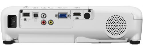 Videoproiector Epson EB-S41, 3LCD, SVGA (800x600), 3300lm, contrast 15000:1, alb, geanta transport