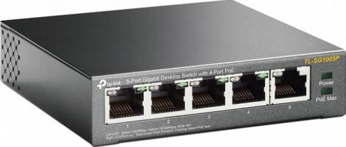 Switch TP-Link TL-SG1005P, Black