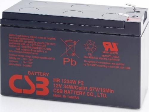 Baterie UPS CSB Battery HR1234WF2, Black