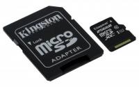 1 x Card de memorie Kingston Canvas Select SDCS/16GB, 16GB, Clasa 10 + SD Adapter