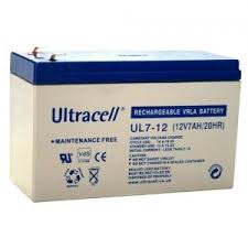 Baterie UPS Ultracell UL12V7AH, White