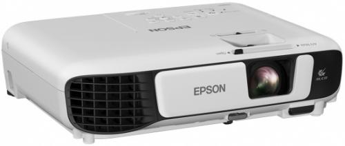 Videoproiector Epson EB-W41, 3LCD, WXGA(1200x800), 3600lm, 15000:1, HDMI, geanta, Alb