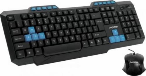 Kit Tastatura+mouse Logistep LSDK-5181, Black