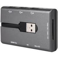 1 x Hub USB Canyon CNE-CARD2, Black