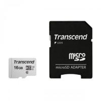 1 x Card de memorie Transcend TS16GUSD300S-A, 16GB, Clasa 10 + adaptor SD