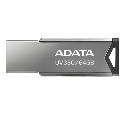Memorie USB A-data AUV350-64G-RBK, 64GB, USB 3.2, Argintiu