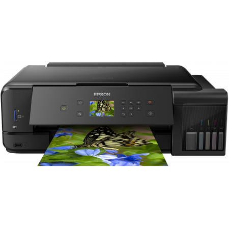 Multifunctional inkjet color CISS Epson L7180, A3, printare, A4 (copiere, scannare), 13ppm, USB 2.0, LAN, wireless
