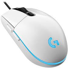 Mouse gaming Logitech G102 Lightsync, White