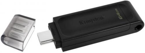 Memorie USB Kingston DataTraveler 70 DT70/64GB, 64GB, USB-C 3.2, Black