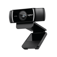 1 x Camera web Logitech C922 HD Pro Stream, FullHD 1080p, autofocus, microfon, negru, USB