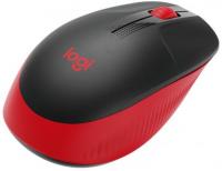 1 x Mouse Wireless Logitech M190, Black/Red