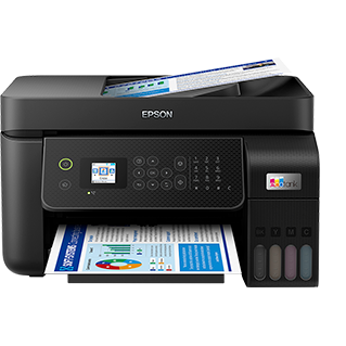 Multifunctional inkjet color CISS Epson L5290, A4, printare, copiere, scannare, fax, 10/5ppm, ADF, USB2.0, LAN, wireless, Smart Panel