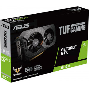 Placa video ASUS TUF Gaming GeForce GTX 1660 Ti EVO Edition 6GB, GTX1660TI, 6GB GDDR6 (192bit), DP, HDMI, DVI