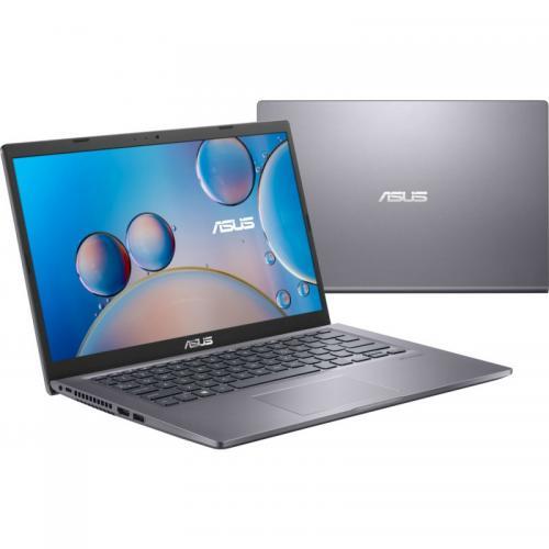 Notebook ASUS X415EA-EB526, 14" FullHD, Intel Core i5-1135G7 2.4GHz (pana la 4.2GHz), RAM 8GB DDR4, SSD 512GB, Intel Xe Graphics, tastatura iluminata, Slate Grey 