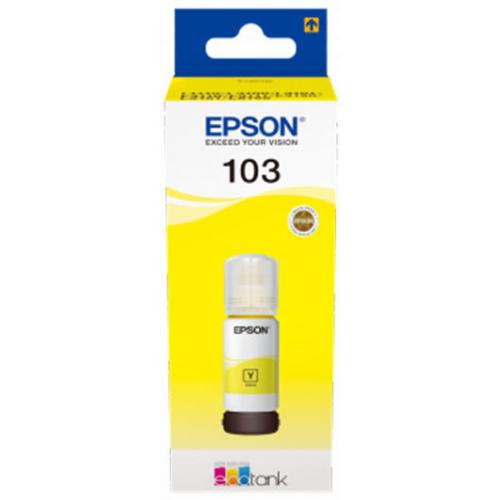 Cartus cerneala Epson 103 ECOTANK , yellow, capacitate 70ml, pentru L1110, L1110 CIS, L1110 MEAF, L3100 CIS