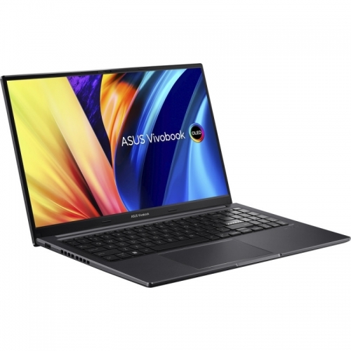 Notebook ASUS VivoBook 15 OLED, X1505ZA-L1295, 15.6" FullHD OLED, Intel Core i5-1235U 1.3GHz (pana la 4.4GHz), RAM 16GB DDR4, SSD 512GB, Intel Iris Xe Graphics, tastatura iluminata, black, fara OS: