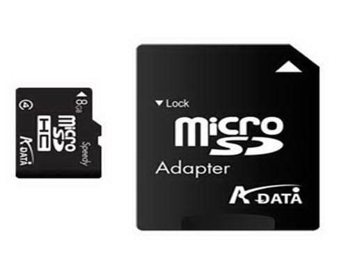 Card memorie A-Data Micro-SD 8GB, SD Adapter