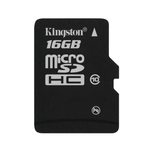 Card memorie Kingston Micro-SDHC 16GB, Class 10, cu adaptor SD